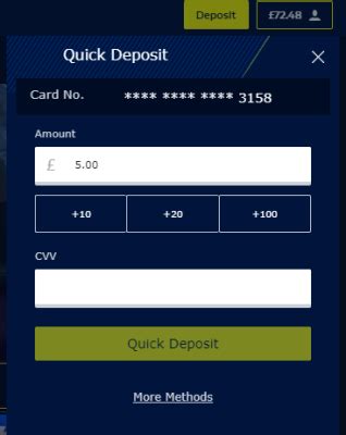 william hill deposit code.